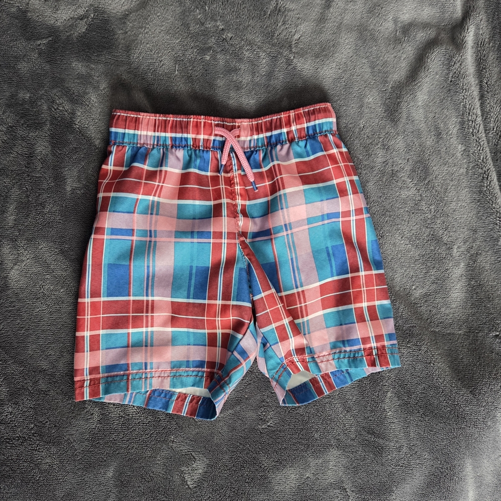 ☀️ 3/$15 - Old Navy Kids' Plaid Swim Shorts
